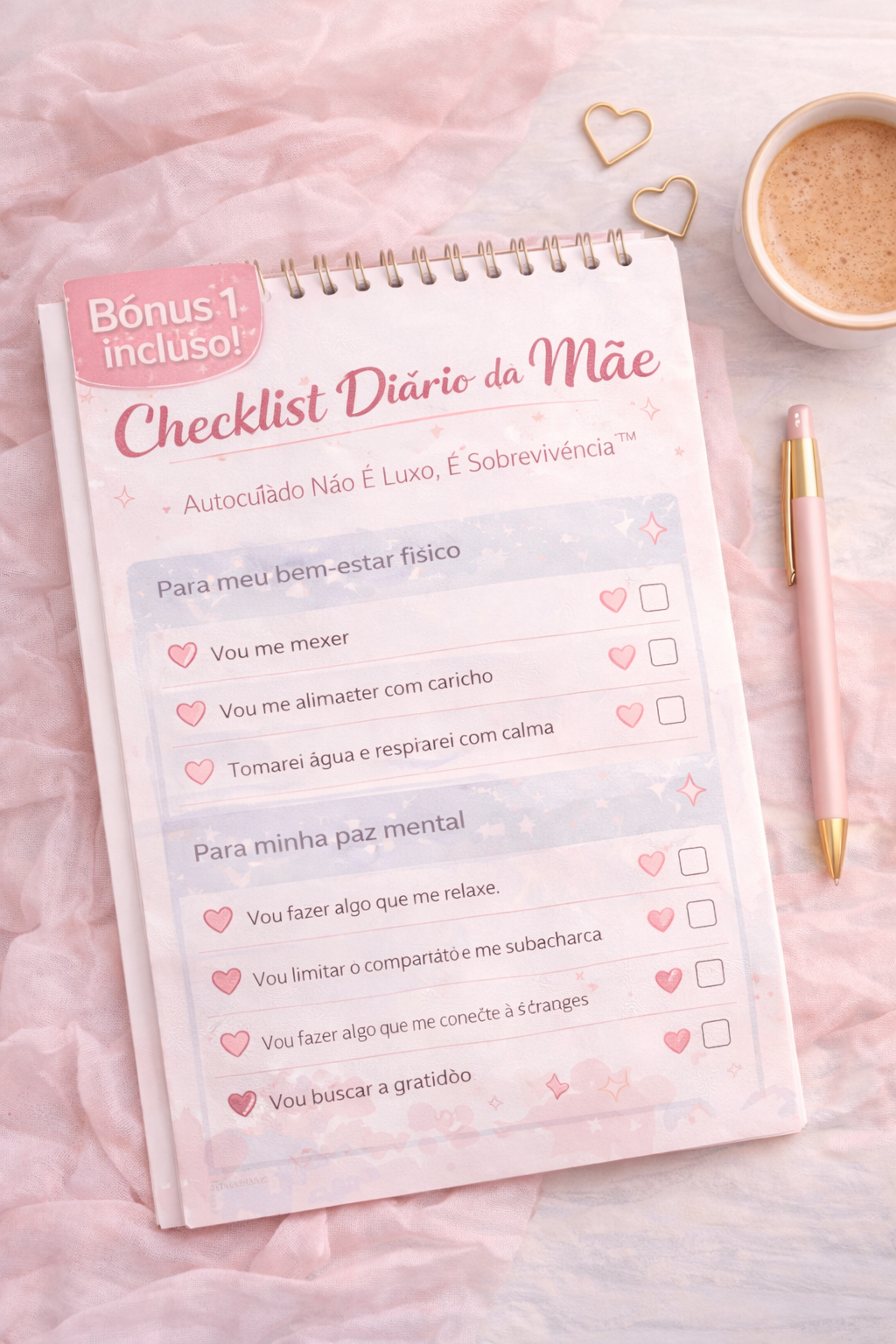 Checklist Diário da Mãe